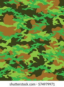 Fashionable camouflage pattern, vector illustration. Military print. Seamless vector wallpaper