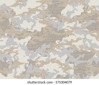 Fashionable camouflage pattern, vector illustration. Military print. Seamless vector wallpaper