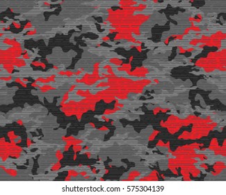 Fashionable camouflage pattern, vector illustration. Military print. Seamless vector wallpaper