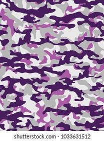 Fashionable camouflage pattern, vector illustration.Military print .Seamless vector wallpaper