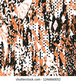 Fashionable camouflage pattern, vector illustration.Military print  Vector wallpaper
