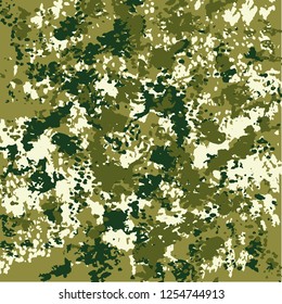 Fashionable camouflage pattern, vector illustration.Military print  Vector wallpaper