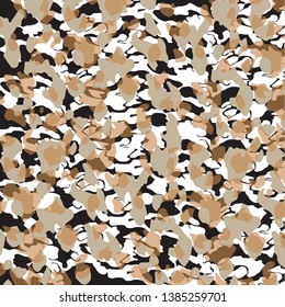 Fashionable camouflage pattern, vector illustration.Military print  Vector wallpaper