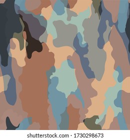 Fashionable camouflage pattern, vector illustration.Military print  Vector wallpaper