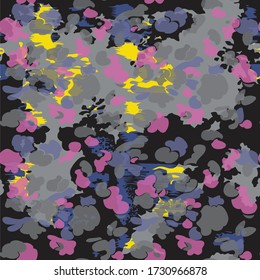 Fashionable camouflage pattern, vector illustration.Military print  Vector wallpaper