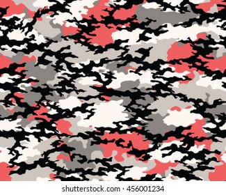 Fashionable camouflage pattern, vector illustration.Military print .Seamless vector wallpaper