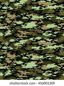 Fashionable camouflage pattern, vector illustration.Military print .Seamless vector wallpaper
