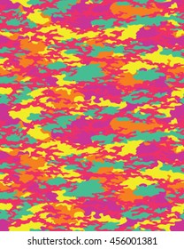 Fashionable camouflage pattern, vector illustration.Military print .Seamless vector wallpaper