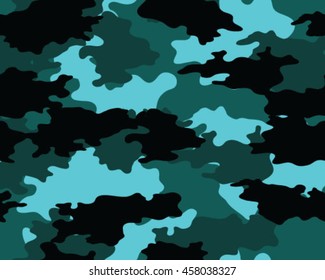 Fashionable camouflage pattern, vector illustration.Military print .Seamless vector wallpaper