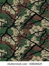 Fashionable camouflage pattern, vector illustration.Military print .Seamless vector wallpaper