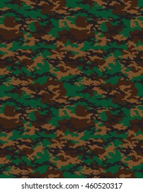 Fashionable camouflage pattern, vector illustration.Military print .Seamless vector wallpaper