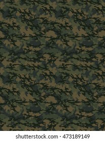 Fashionable camouflage pattern, vector illustration.Military print .Seamless vector wallpaper