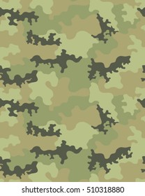 Fashionable camouflage pattern, vector illustration.Military print .Seamless vector wallpaper
