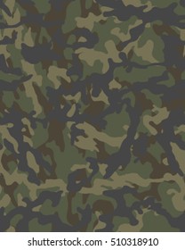 Fashionable camouflage pattern, vector illustration.Military print .Seamless vector wallpaper