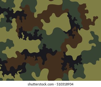 Fashionable camouflage pattern, vector illustration.Military print .Seamless vector wallpaper