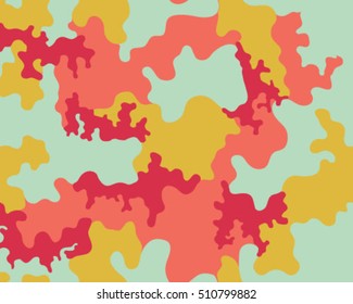 Fashionable camouflage pattern, vector illustration.Military print .Seamless vector wallpaper