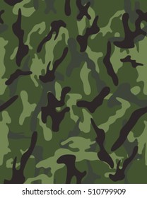 Fashionable camouflage pattern, vector illustration.Military print .Seamless vector wallpaper
