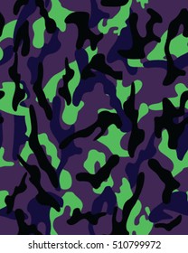 Fashionable camouflage pattern, vector illustration.Military print .Seamless vector wallpaper