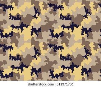 Fashionable camouflage pattern, vector illustration.Military print .Seamless vector wallpaper
