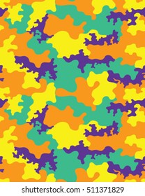 Fashionable camouflage pattern, vector illustration.Military print .Seamless vector wallpaper
