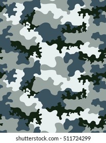 Fashionable camouflage pattern, vector illustration.Military print .Seamless vector wallpaper