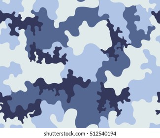 Fashionable camouflage pattern, vector illustration.Military print .Seamless vector wallpaper