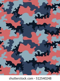 Fashionable camouflage pattern, vector illustration.Military print .Seamless vector wallpaper