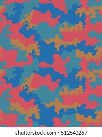 Fashionable camouflage pattern, vector illustration.Military print .Seamless vector wallpaper