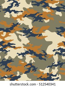 Fashionable camouflage pattern, vector illustration.Military print .Seamless vector wallpaper