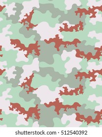 Fashionable camouflage pattern, vector illustration.Military print .Seamless vector wallpaper