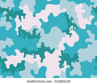Fashionable camouflage pattern, vector illustration.Military print .Seamless vector wallpaper
