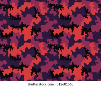 Fashionable camouflage pattern, vector illustration.Military print .Seamless vector wallpaper
