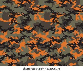 Fashionable camouflage pattern, vector illustration.Military print .Seamless vector wallpaper