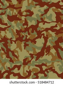 Fashionable camouflage pattern, vector illustration.Military print .Seamless vector wallpaper