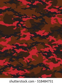 Fashionable camouflage pattern, vector illustration.Military print .Seamless vector wallpaper