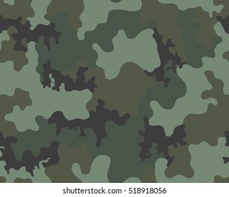 Fashionable camouflage pattern, vector illustration.Military print .Seamless vector wallpaper
