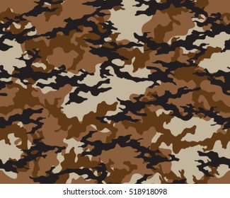 Fashionable camouflage pattern, vector illustration.Military print .Seamless vector wallpaper
