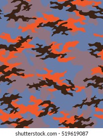 Fashionable camouflage pattern, vector illustration.Military print .Seamless vector wallpaper