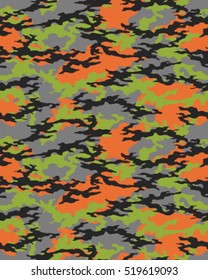 Fashionable camouflage pattern, vector illustration.Military print .Seamless vector wallpaper
