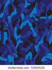 Fashionable camouflage pattern, vector illustration.Military print .Seamless vector wallpaper