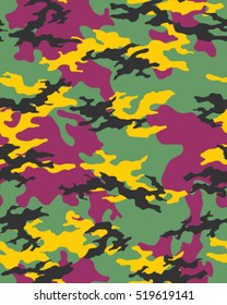 Fashionable camouflage pattern, vector illustration.Military print .Seamless vector wallpaper