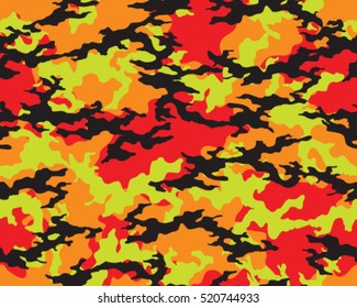 Fashionable camouflage pattern, vector illustration.Military print .Seamless vector wallpaper