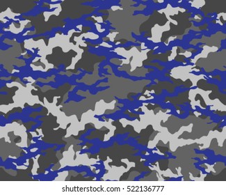 Fashionable camouflage pattern, vector illustration.Military print .Seamless vector wallpaper