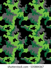 Fashionable camouflage pattern, vector illustration.Military print .Seamless vector wallpaper