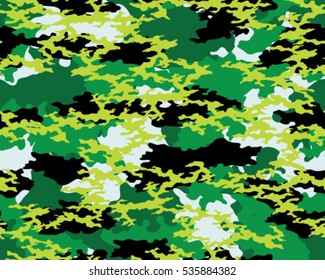 Fashionable camouflage pattern, vector illustration.Military print .Seamless vector wallpaper