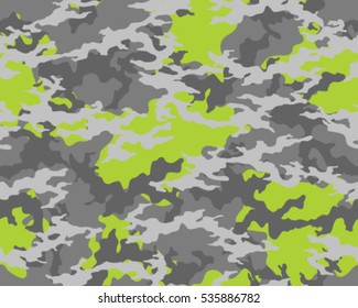 Fashionable camouflage pattern, vector illustration.Military print .Seamless vector wallpaper