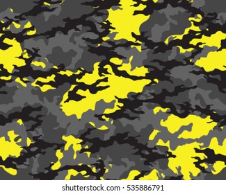 Fashionable camouflage pattern, vector illustration.Military print .Seamless vector wallpaper