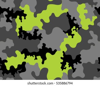 Fashionable camouflage pattern, vector illustration.Military print .Seamless vector wallpaper
