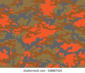 Fashionable camouflage pattern, vector illustration.Military print .Seamless vector wallpaper