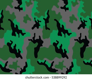 Fashionable camouflage pattern, vector illustration.Military print .Seamless vector wallpaper